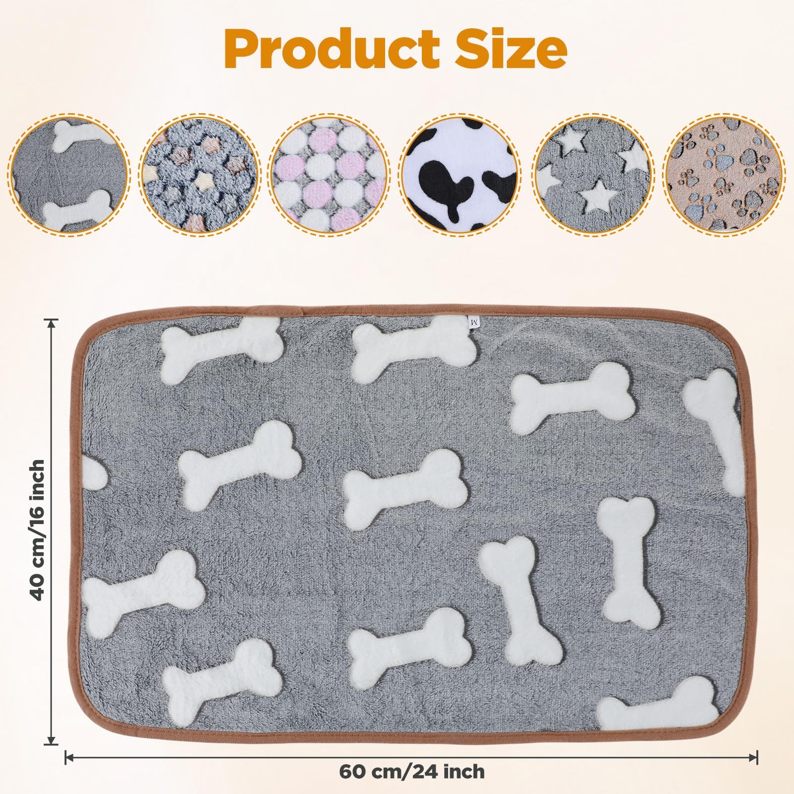 Pafeooui 6 Pcs Guinea Pig Blankets – Soft Flannel Fleece Small, Multicolor
