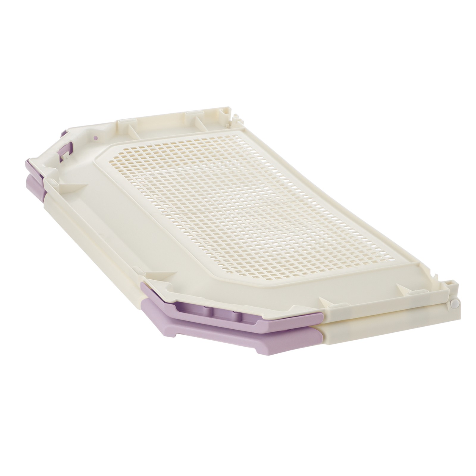 Richell PAW TRAX Mesh Potty Holder in Lavender, Training Tray for Dogs