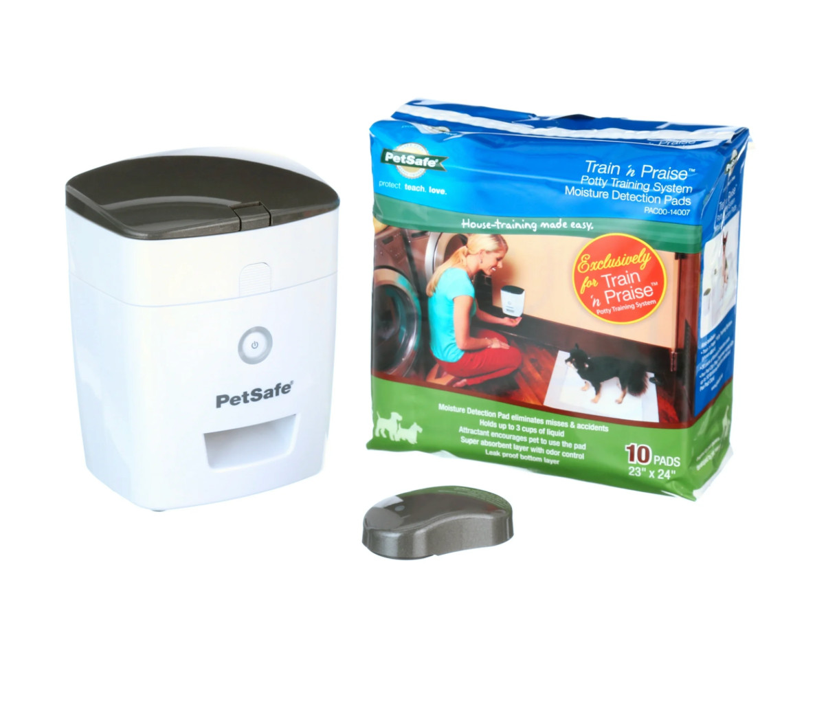 PetSafe Train ‘n Praise Dog Potty Training System with Puppy Pads, Use with Dog