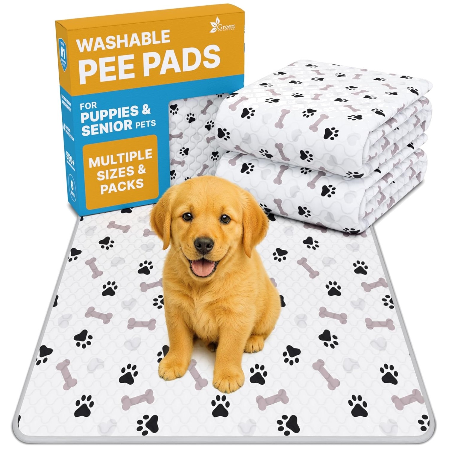 Waterproof Washable Pee Pads for Dogs 34×36