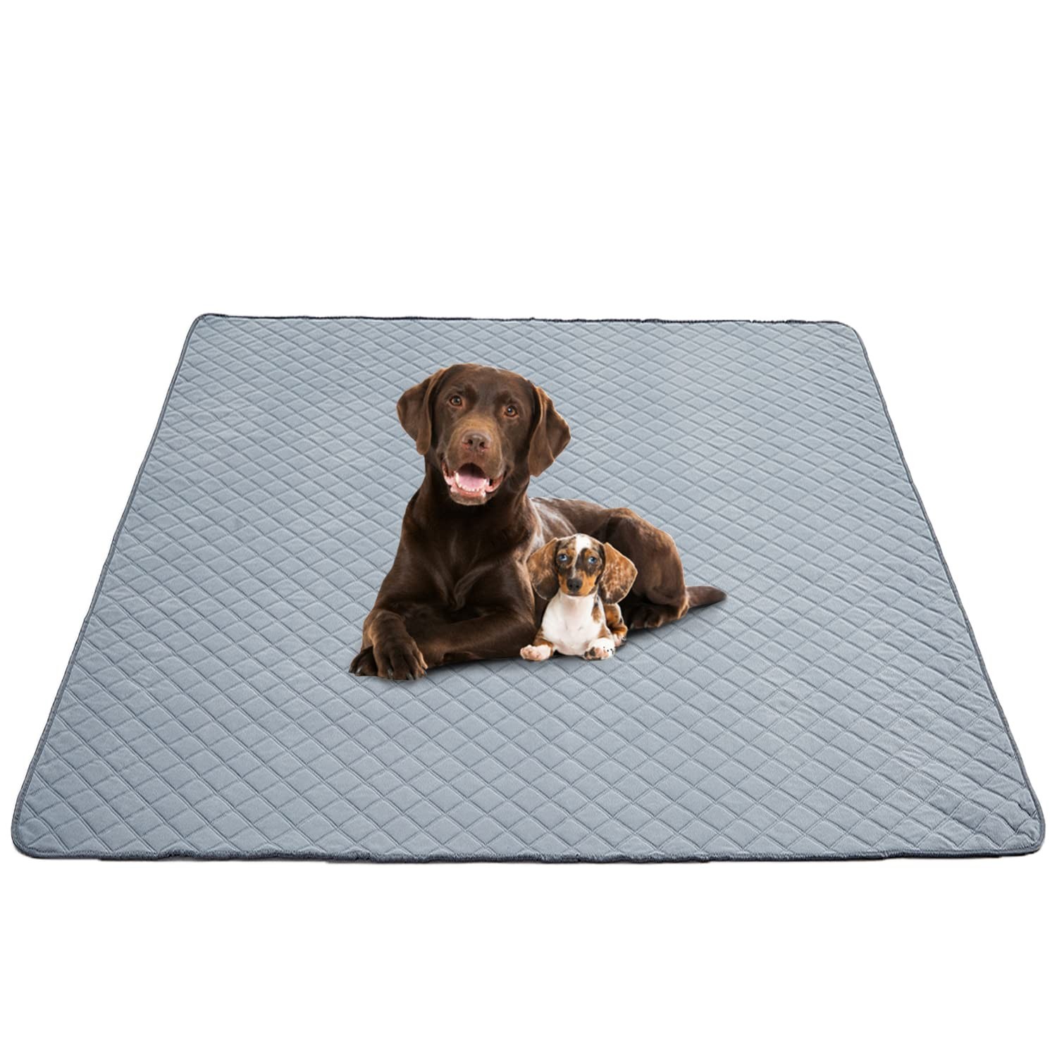 Reusable Washable Pee Pads for Dogs Large/Extra Large 36” x 41” 2 Pack, Abs…