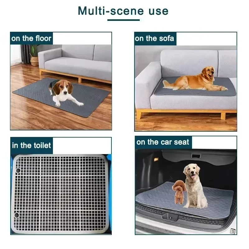 Winter Dog Pee Pad Reusable Washable Dog Urine Mat Car Seat Floor Sofa Waterproo