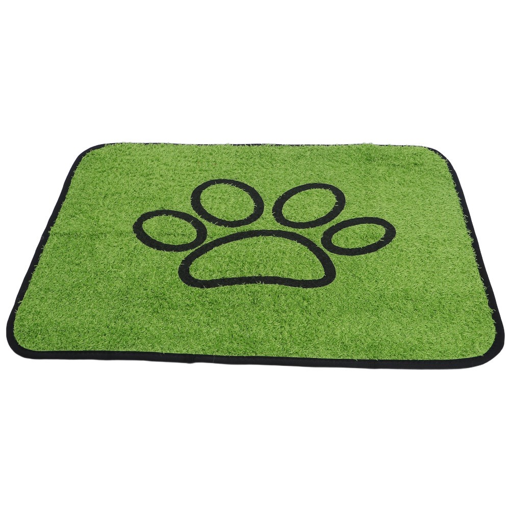 Green Washable Dog Toilet Grass Pad Indoor Pet Potty Mat Durable and Leakproof