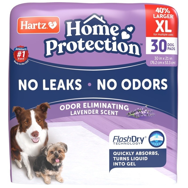 XL Dog Pads FlashDry Odor Control Lavender Scent 90 Count Leak Proof 6 Layer New