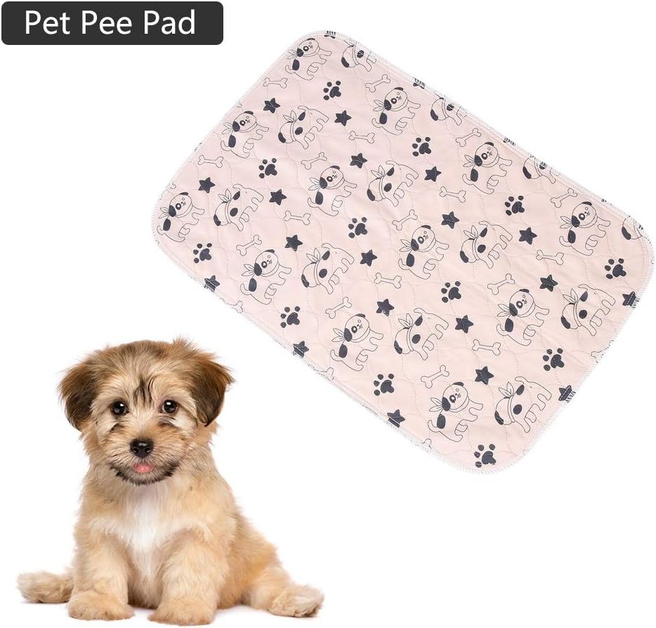 Shanrya Dog Urine Mat, Waterproof Puppy Dog Pee Bed Reusable Pads Potty Training