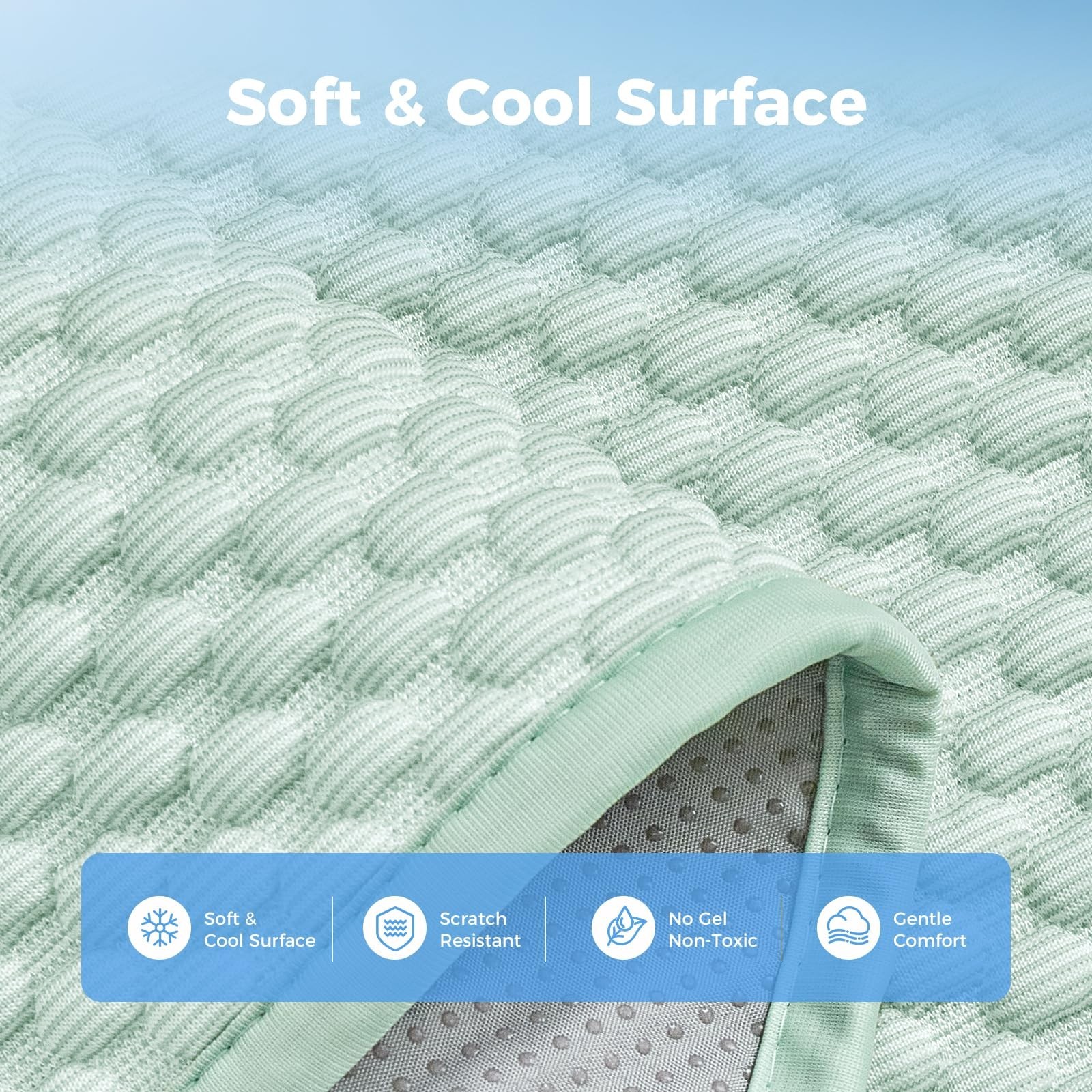 Lekereise Cooling Mat for Dogs – Self-Dog Cooling Mat Indoor, Pressure-Activa…