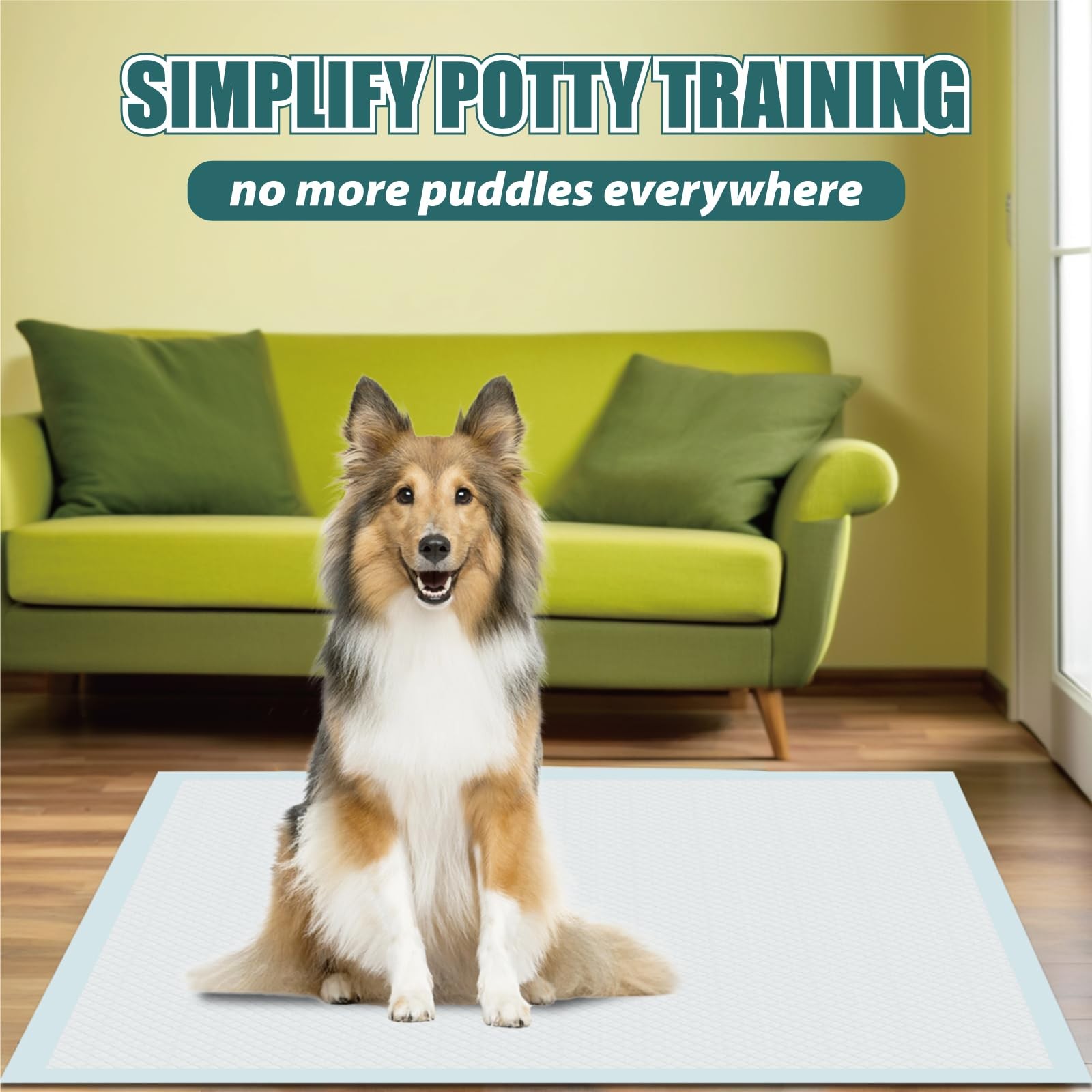 GWT Puppy Pads Extra Large 28×34 Inch – 40 Count Dog Pee Pads, Ultra Absorben…