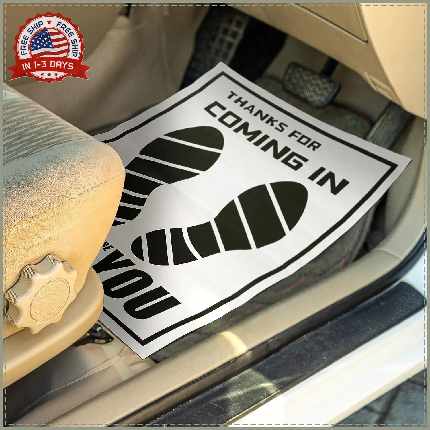 500 Pcs Waterproof Paper Car Floor Mats Disposable Floor Pads Covered Pl