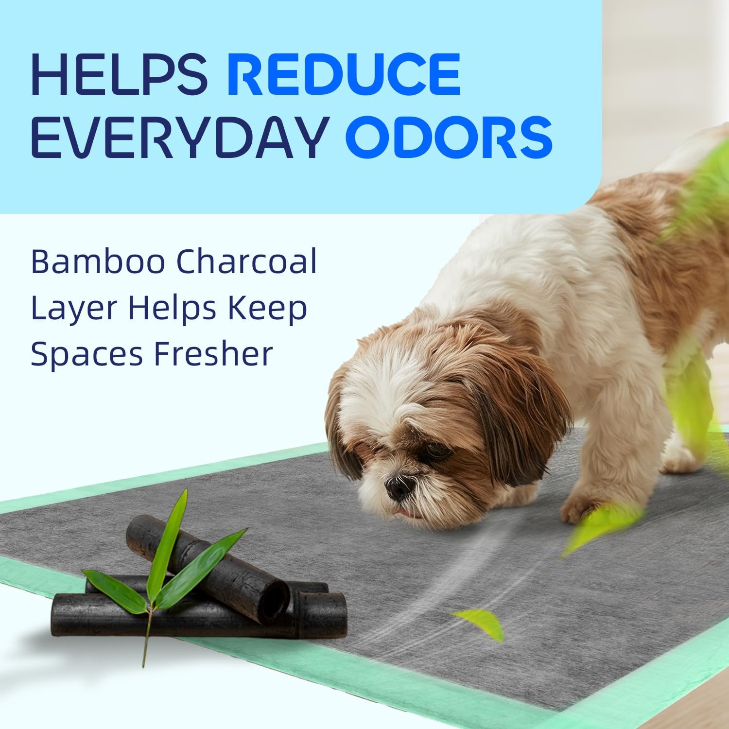 Charcoal Dog Pee Pads XXL, 30 Count,28″ x 34″ Extra Large Disposable Puppy Tr…
