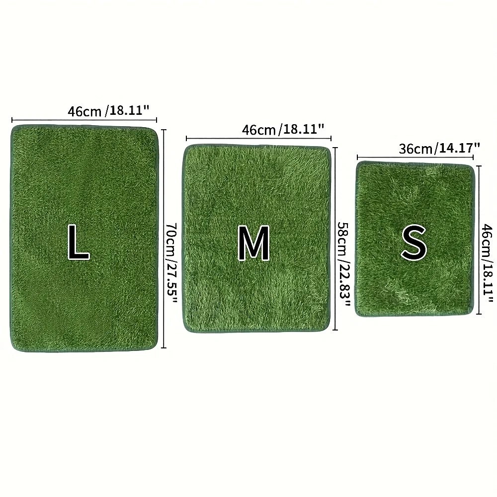 Washable Dog Grass Mat Artificial Lawn Puppy Training Pee Pad Odor Control.