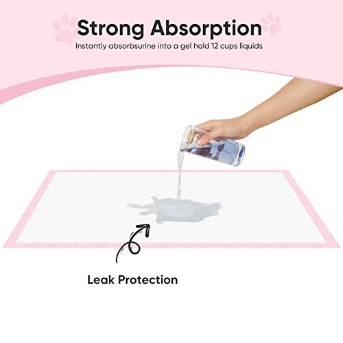 Super-Absorbent Leak-Proof Dog and Puppy Pet Training Pad, 13″ x 18″ – 100 PCS