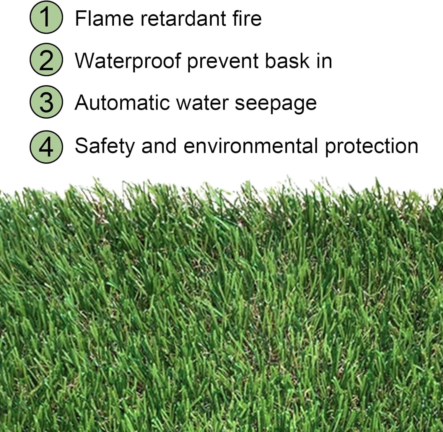 6Pcs Washable Fake Turf Mats Grass Carpet Reusable Hens Nest Boxes Pad (12 x 12