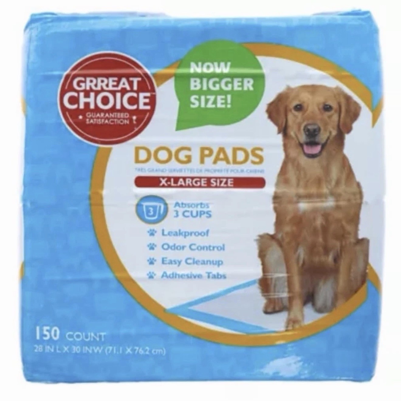 Grreat Choice Dog Extra Large Pads for Puppy Training, Indoor Dogs or Apartment