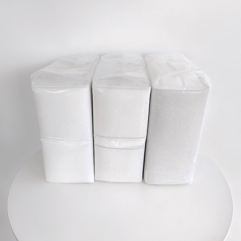 50 Pieces 5 Layers High Quality Dog Pee Pads with Sticker Leak-Proof Quick-Dry