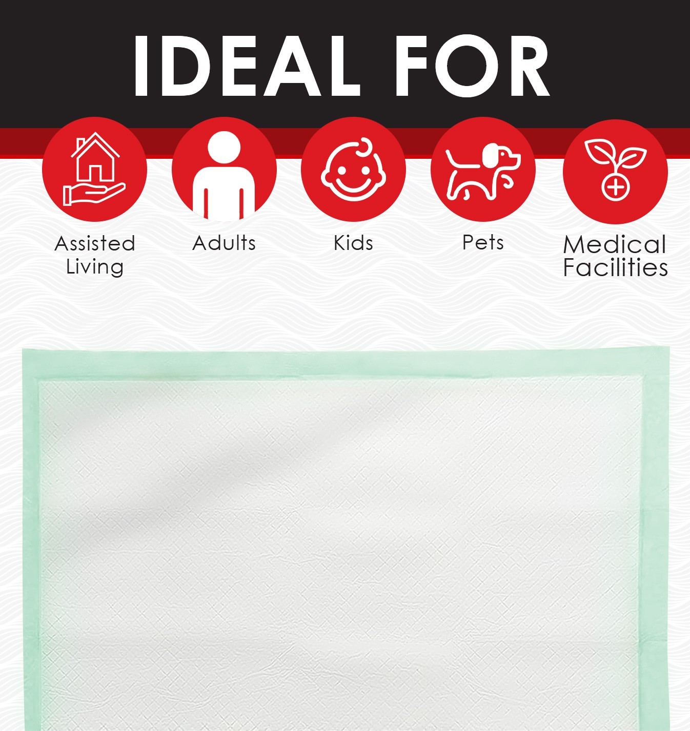 100 30×36 Dog Puppy Pee Pads Training Wee Wee Underpads Medical Grade
