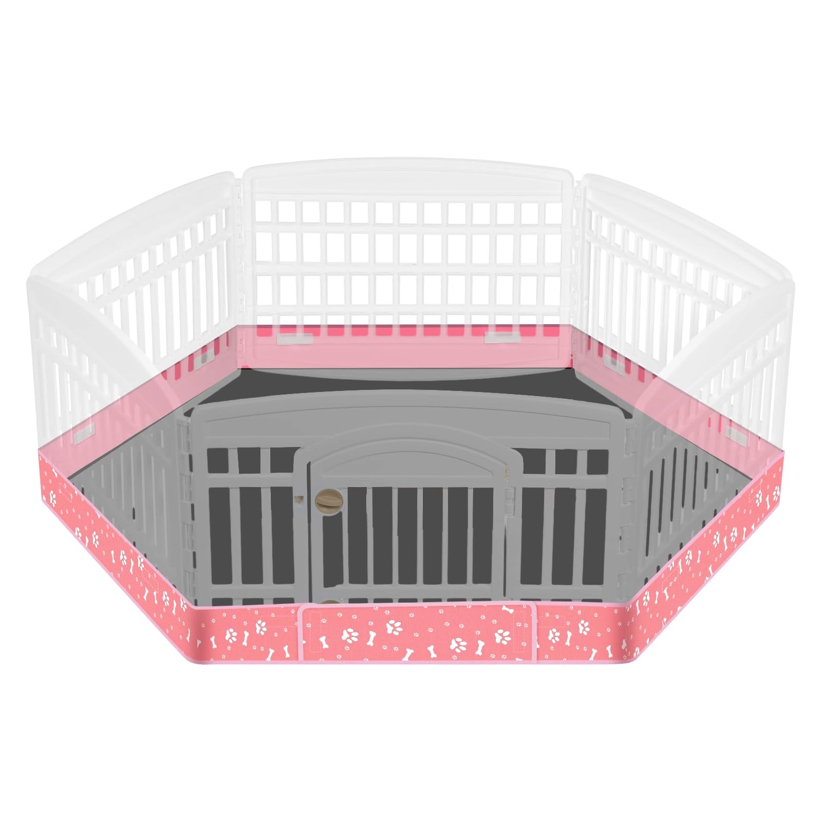 Dog Playpen Bottom Pad Fits for 36inch W and 24inch H 6 Panels Exercise Pet D…