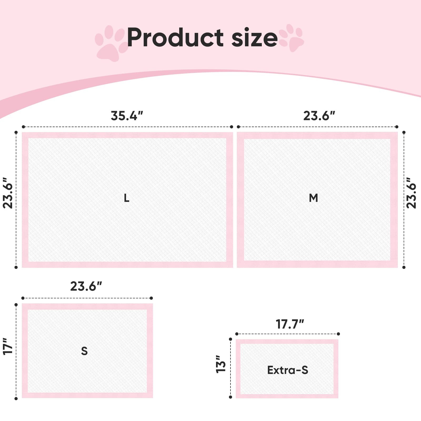 Super-Absorbent Leak-Proof Dog and Puppy Pet Training Pad, Housebreaking Pupp…