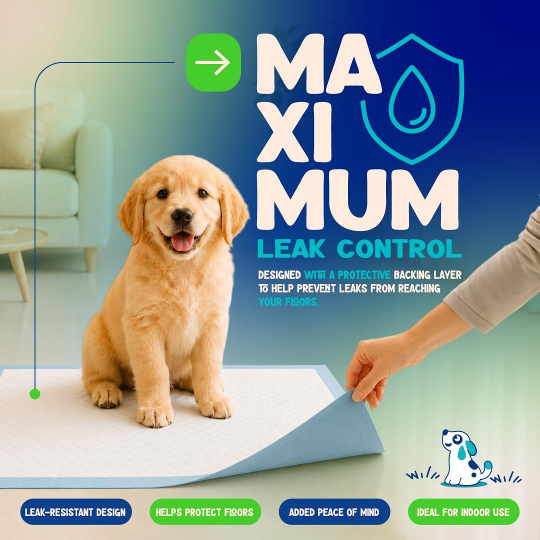 Loofy Pee Pads for Dogs, Training Pads for Dogs, Dog Training Pads, X-Large 35X2