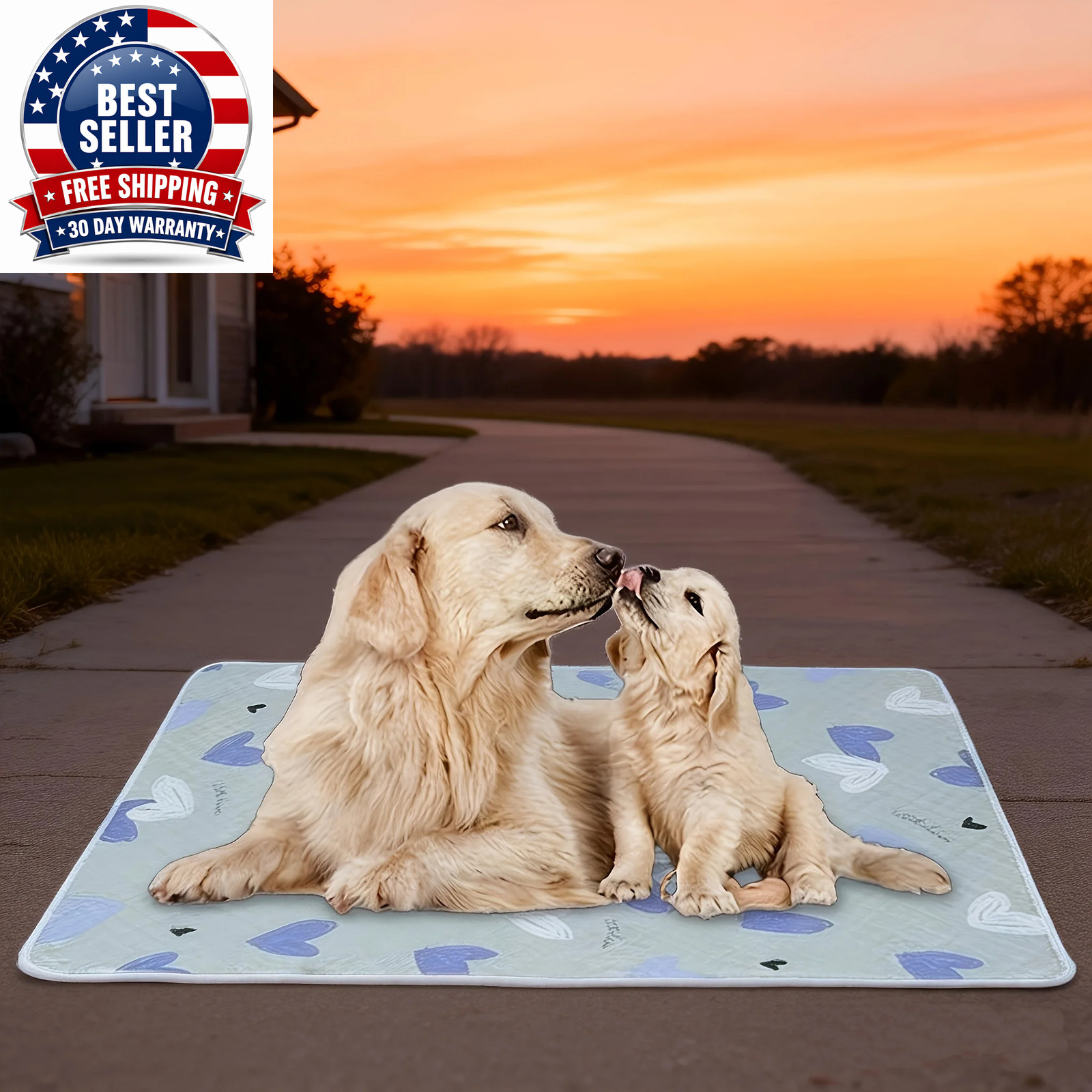 2026 New 2Pcs of Washable Dog Training Mats Durable and Long Lasting Perfect for