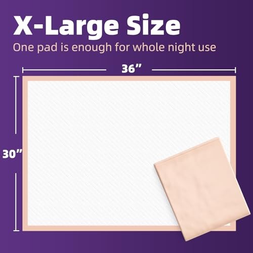 Bed Pads Disposable 30″ x 36″ [30 Count] Heavy Duty 30″x36″(30 Count)