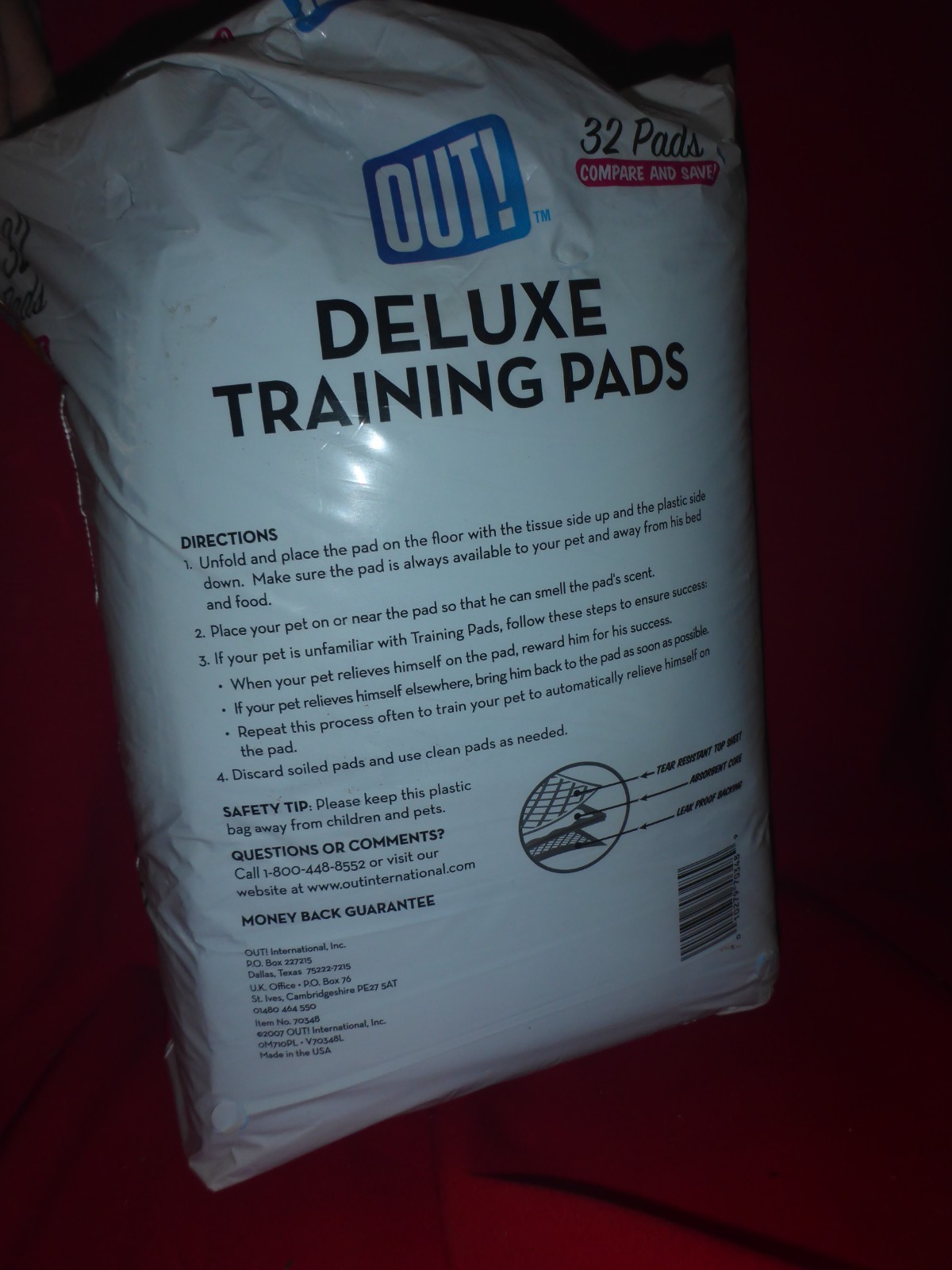 32 OUT! Petcare Deluxe Dog Training Pads 21.5″x 23.5″ Leak Proof Pee Train Pad