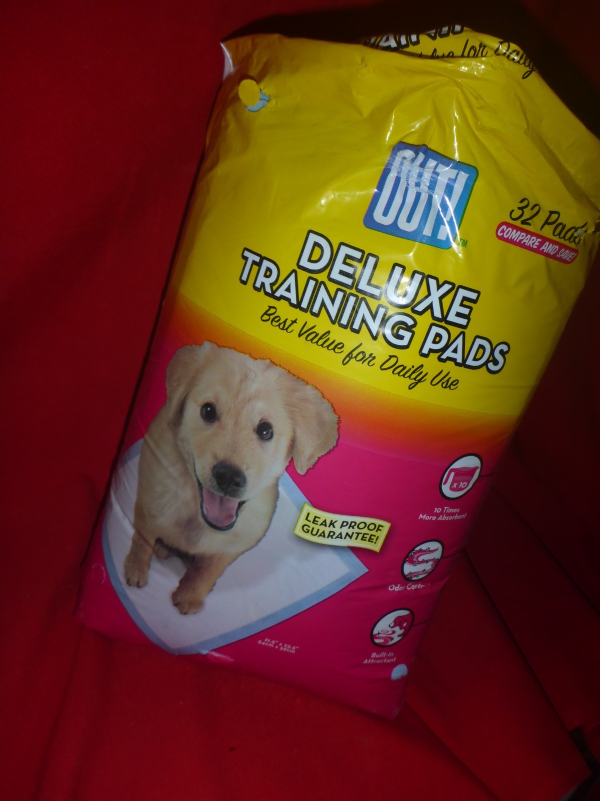 32 OUT! Petcare Deluxe Dog Training Pads 21.5″x 23.5″ Leak Proof Pee Train Pad