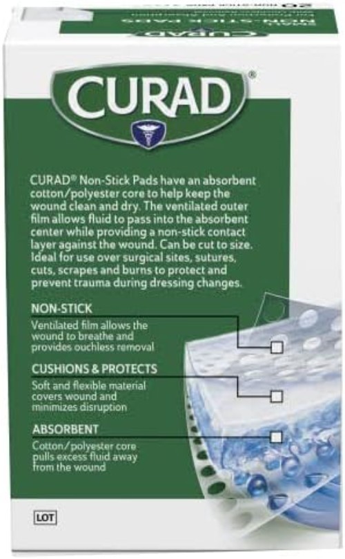 Versatile 20 Count Non-Stick Pads | 2 x 3 Inch – Perfect for Everyday Injuries