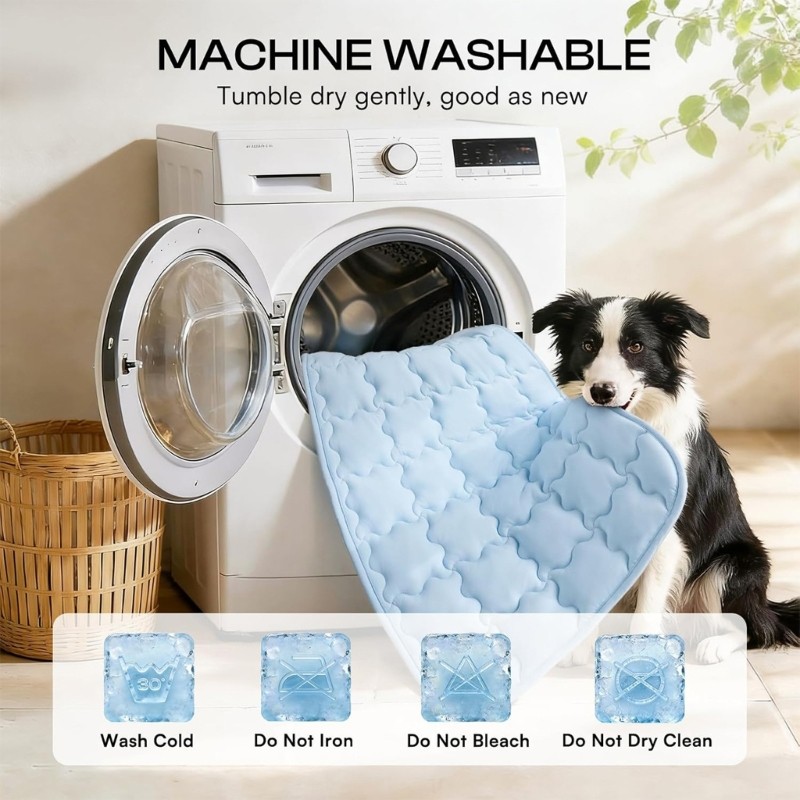 Breathable Dog Cooling Gel Mat for Warm Weather Comfort and Indoor Rest