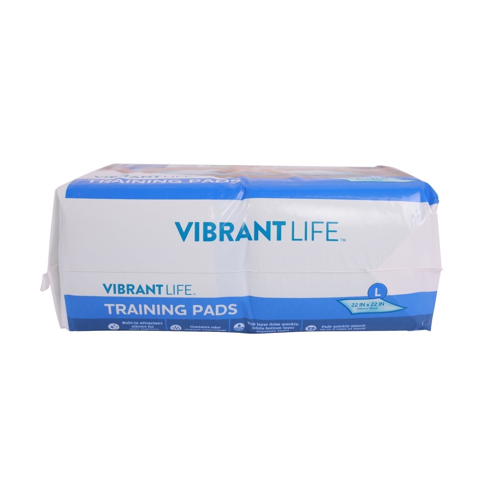100 CountTraining Pads, Dog & Puppy Pads, L, 22 in x 22 in Durable