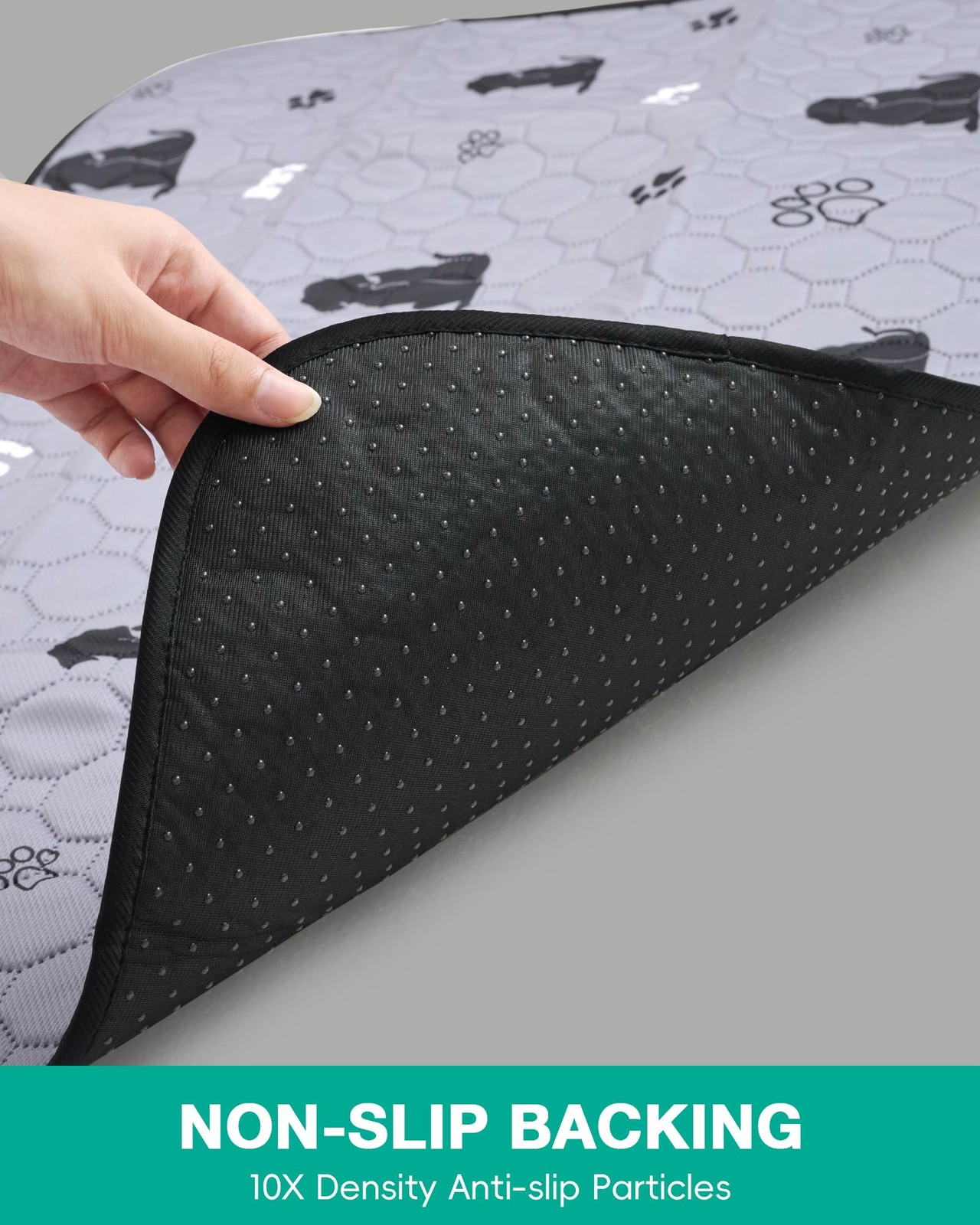 JollyMate 24″x36″ Washable Pee Pads for Dogs, UltraAbsorbent and LeakProof Re…