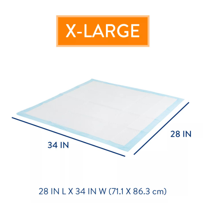 Top Paw X-Large Dog Puppy Pee Pads 150 Count 28×34 Leakproof Potty Training