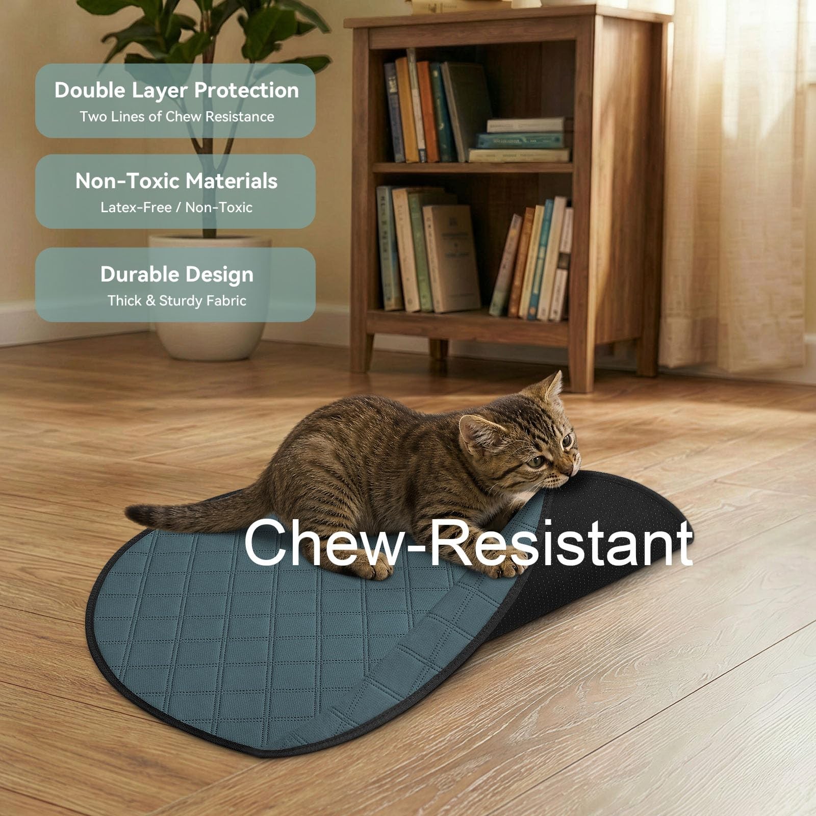 Washable Reusable Pet Pee Pads, Absorbent Non-Slip Training Mat for Dog Cat R…