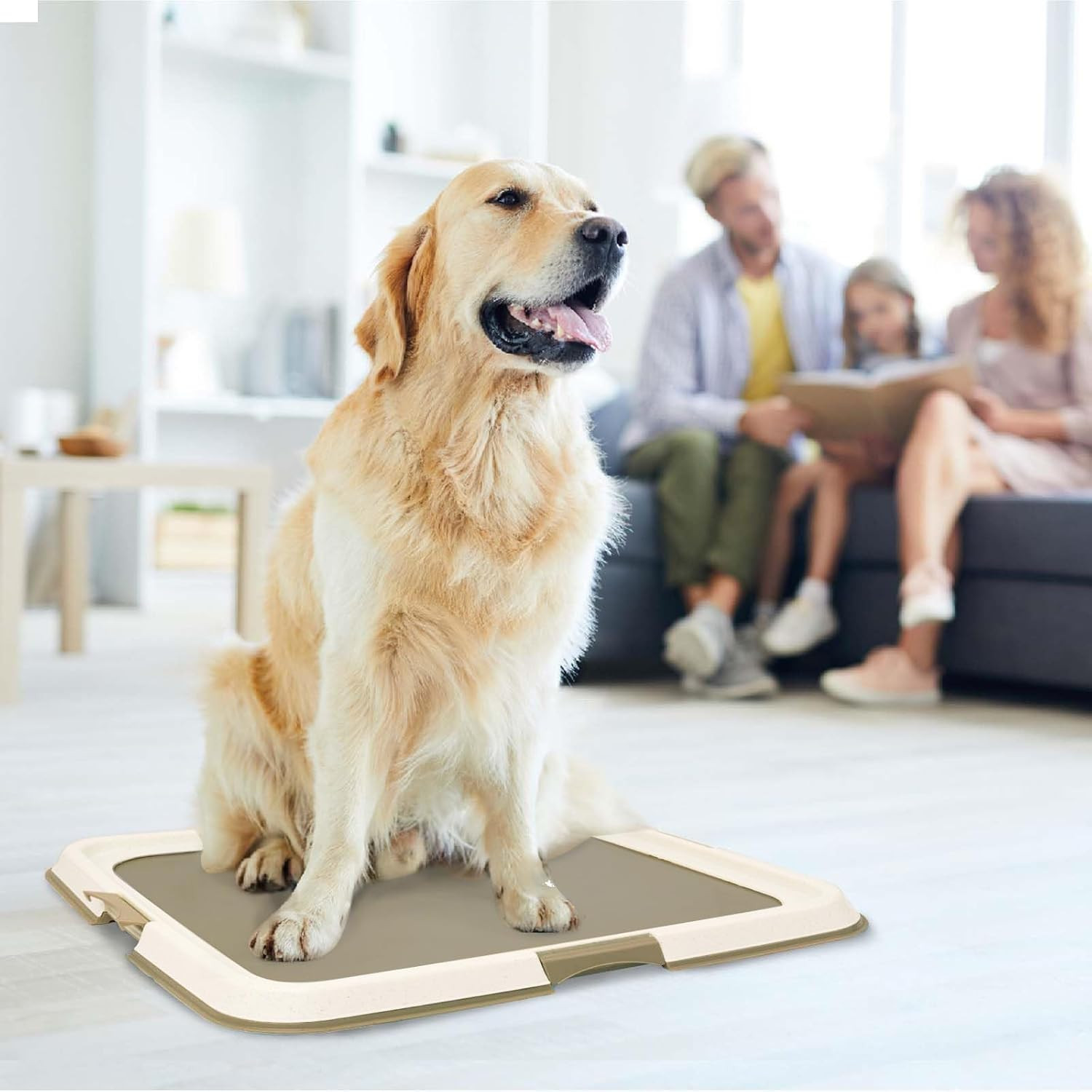 Dog Pee Pad Holder for Puppy, Puppy Pad Holder Tray, Pet Training Pee Pad