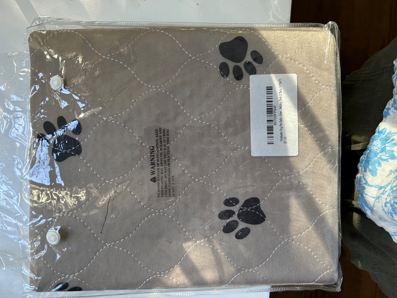 Washable Dog Pee Pads w Puppy Grooming Gloves Pads Reusable Pet Training NEW