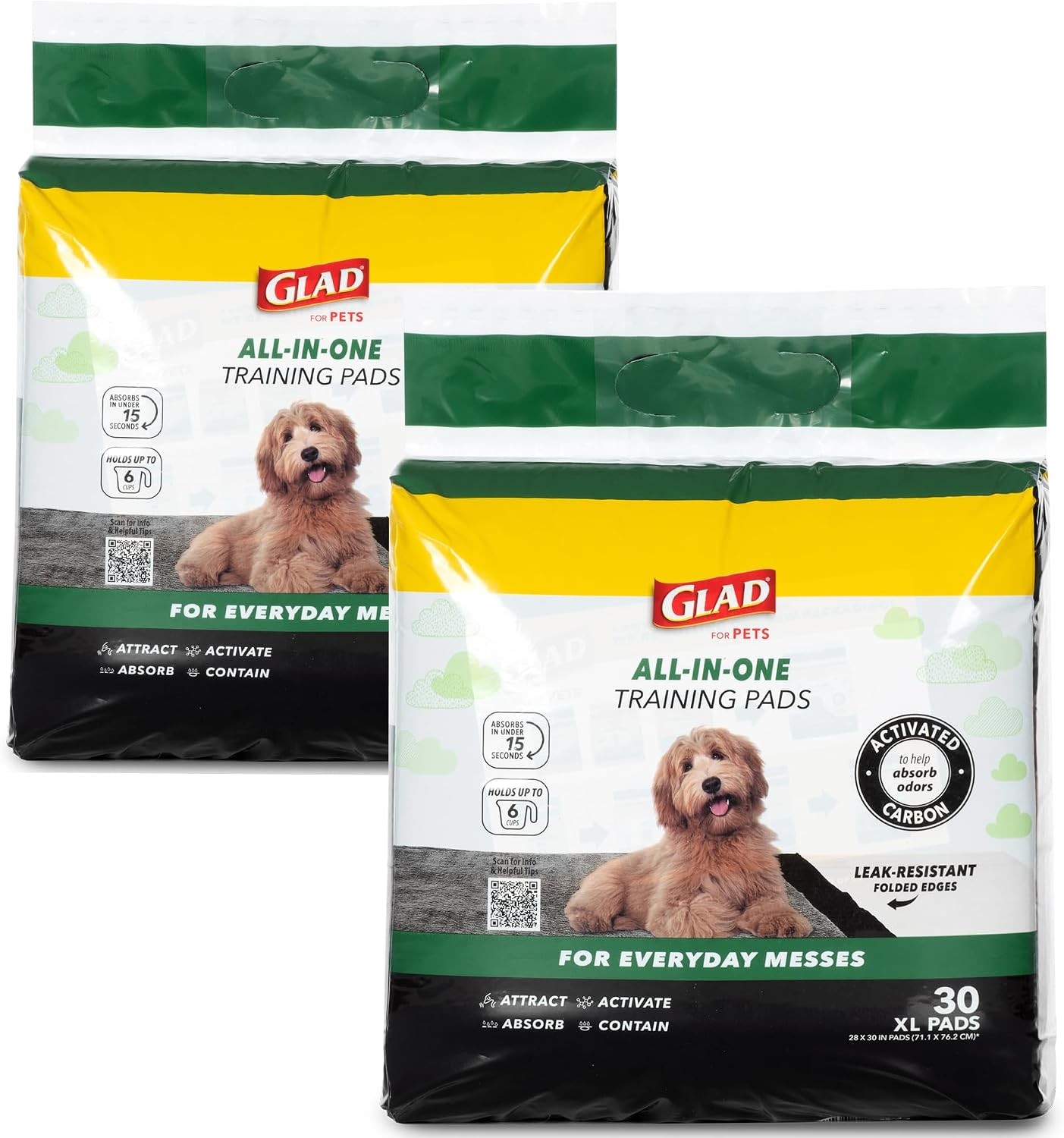 for Pets Activated Carbon Dog Training Pads – Absorbent Large Disposable Pee