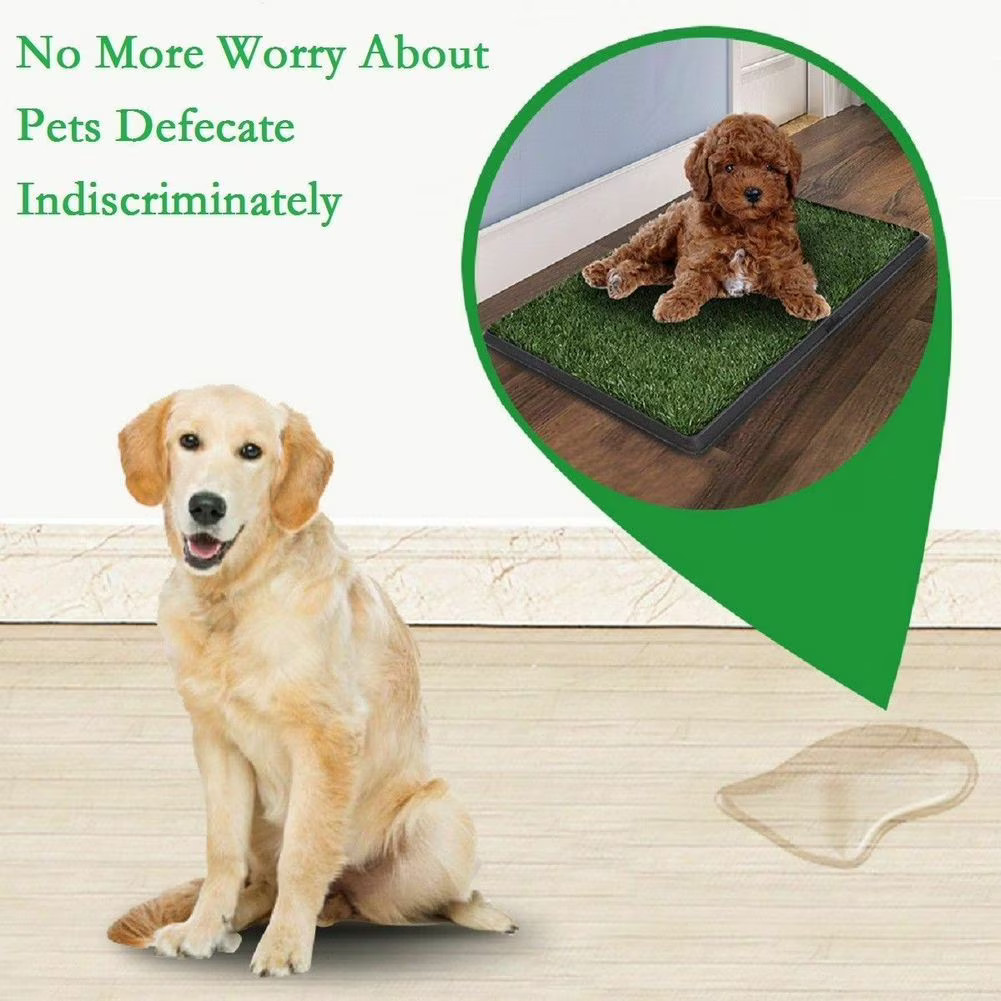 Indoor Dog Potty Pad with 3-Layer System and Tray