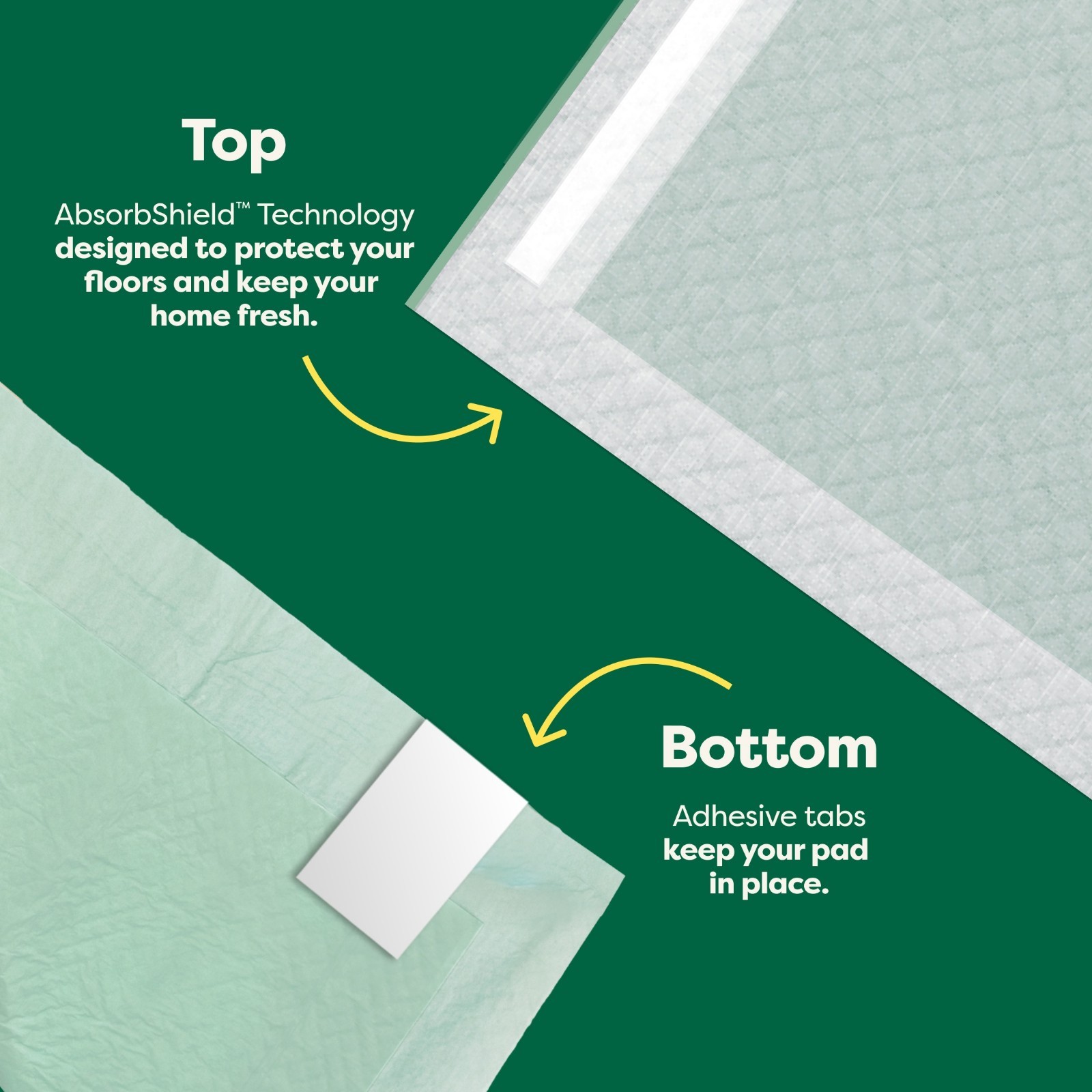 Earth Rated Leak-Proof Pee Pads, 2XL 30″x36″, Unscented, 25 Count