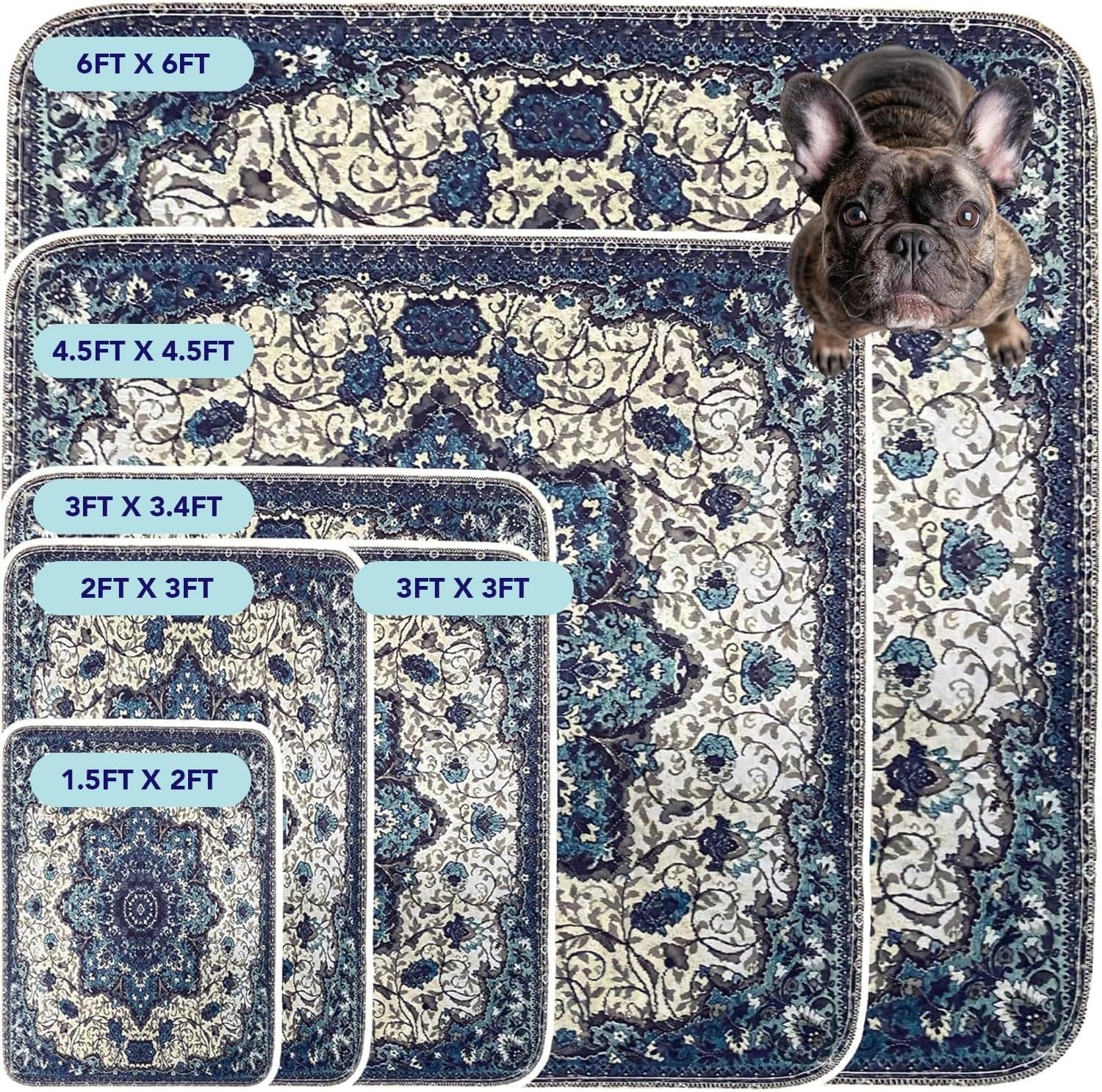 Washable Pee Pads for Dogs and Cats – Super Absorbent Reusable Puppy Training…