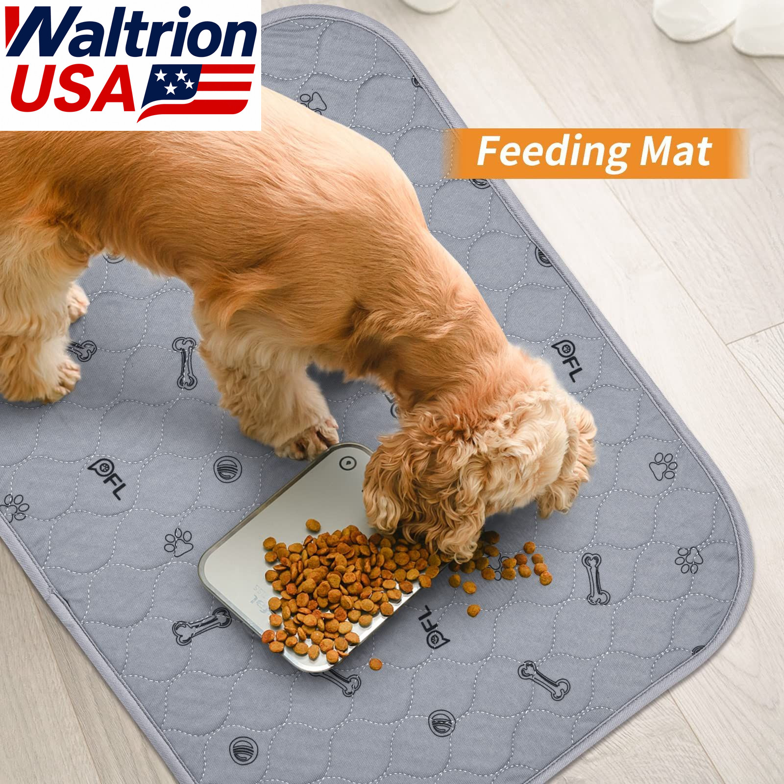 Washable Pee Pads for Dogs Reusable Puppy Training Pads 18×24 2 Pack
