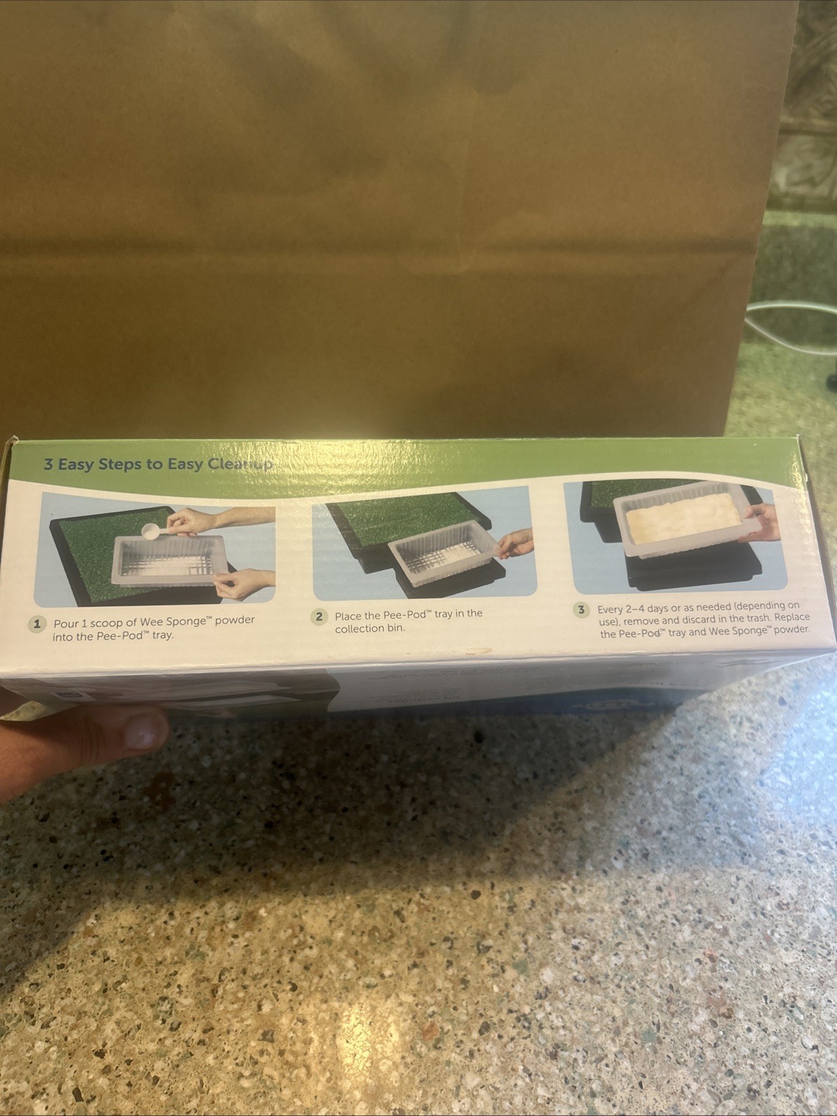 Pet safe Petloo Pe-Pod With Wee Sponge Urine Disposal Kit 7 Trays New