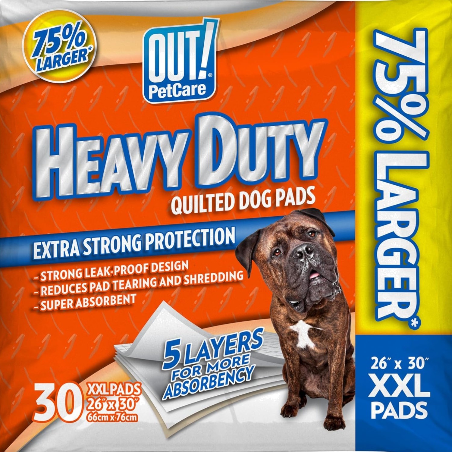 Petcare Puppy Pads XXL, Heavy Duty, Leak Proof Pee Pads for Dogs, Potty Train…
