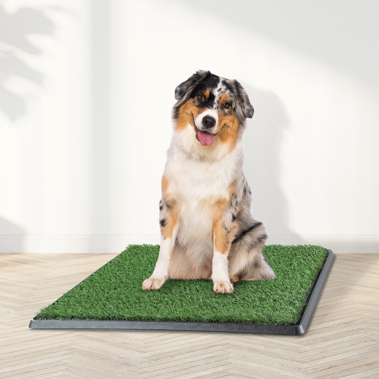 20″x25″ Artificial Grass Puppy Pee Pad Dogs 4-Layer Training Potty Pad with Tray