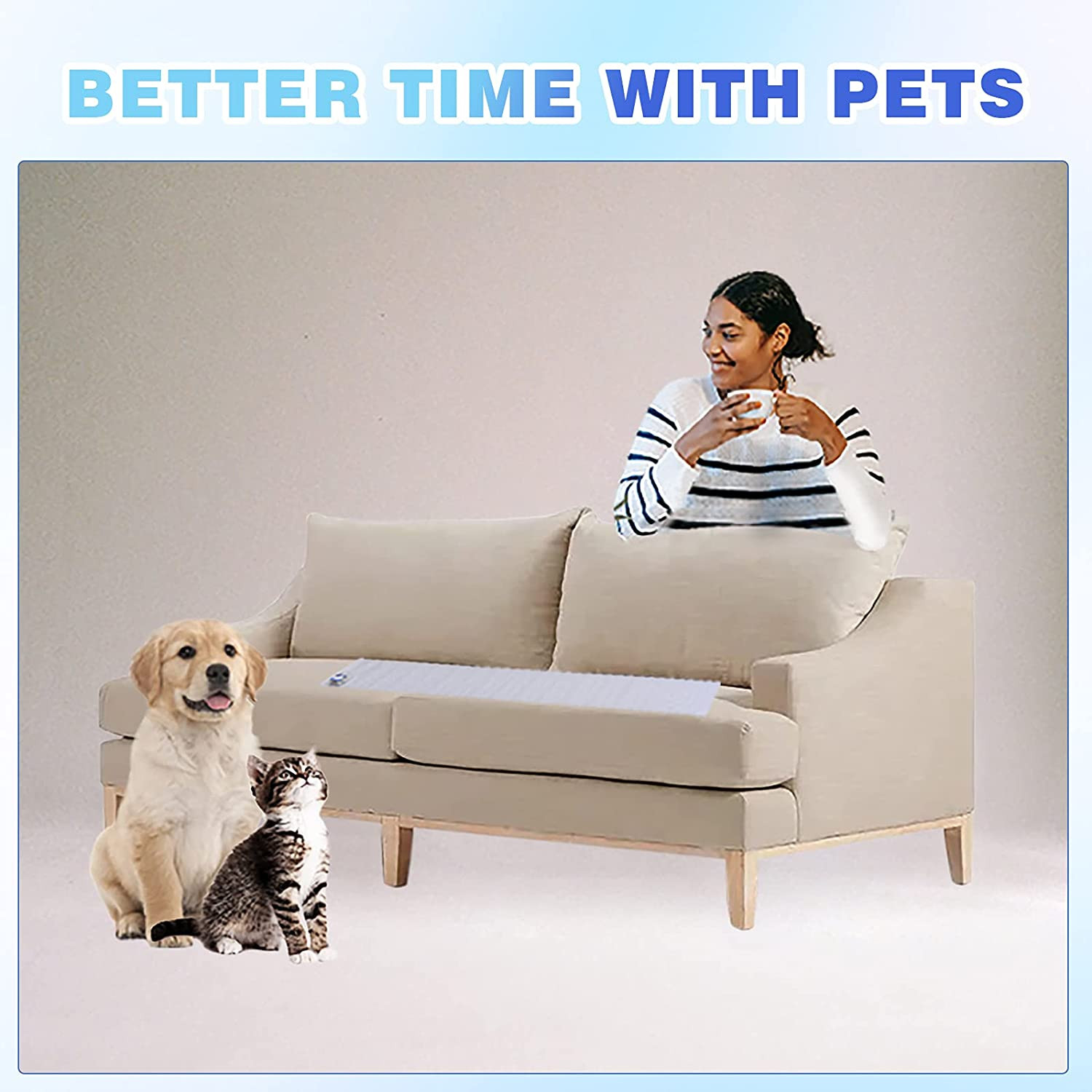 Pet Shock Mat Indoor Safe Training Pads for Dogs and Cats Electric Repellent Mat