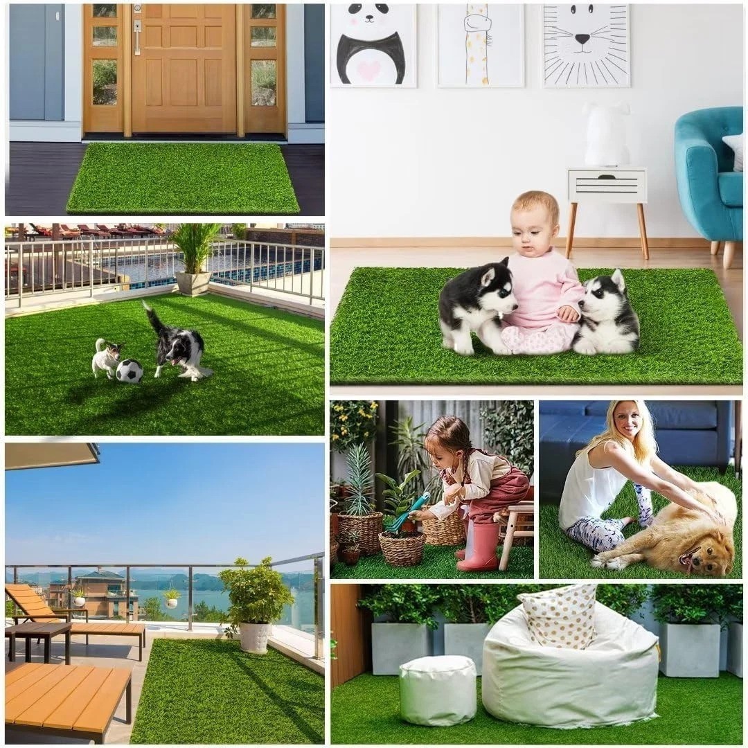 Artificial Grass, 47.3″x31.5″ Professional Dog Grass Mat, Potty Training Rug …