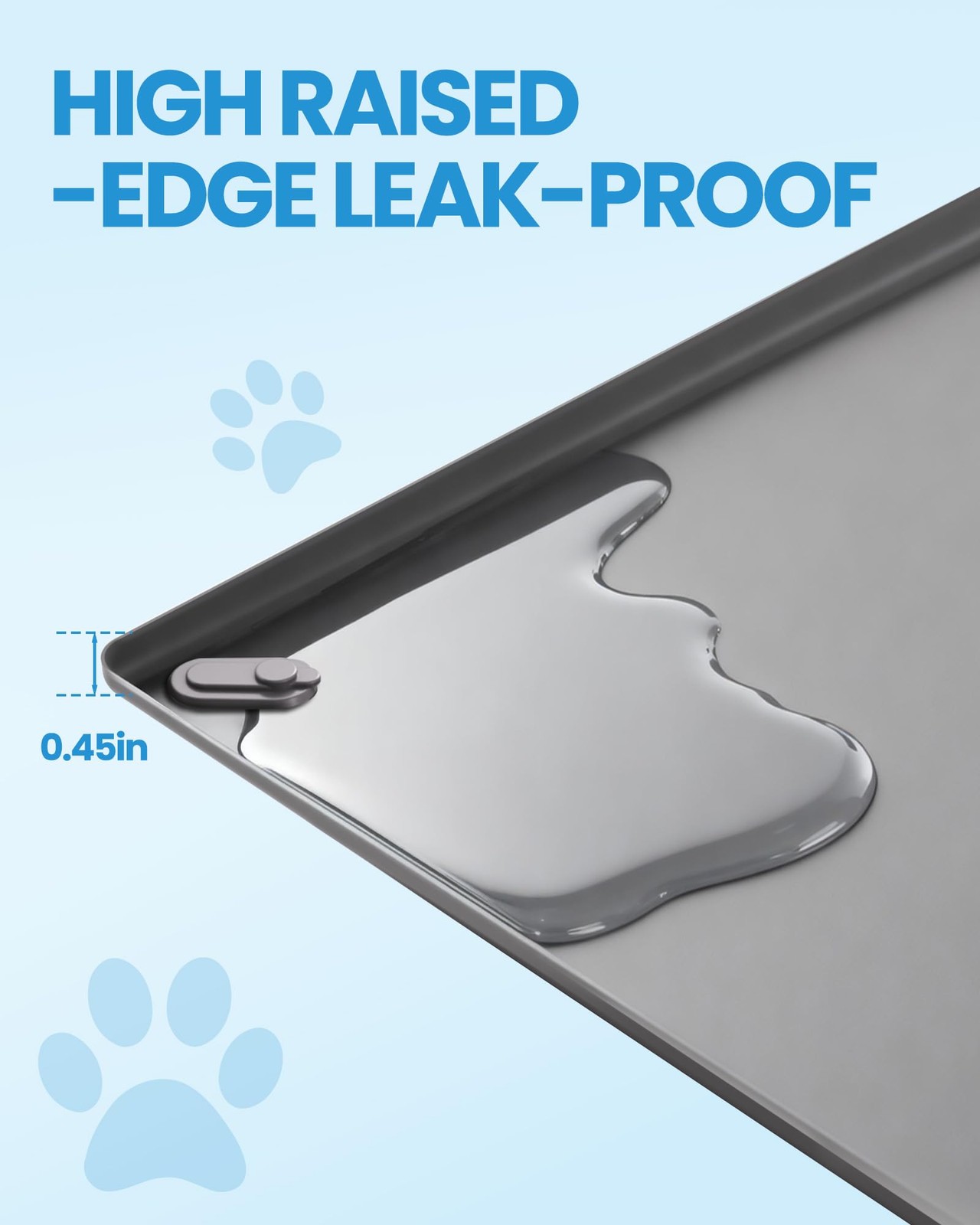 Pee Pad Holder for Dogs – 24″ x 24″ Non-Slip Silicone Puppy Potty Training Tr…