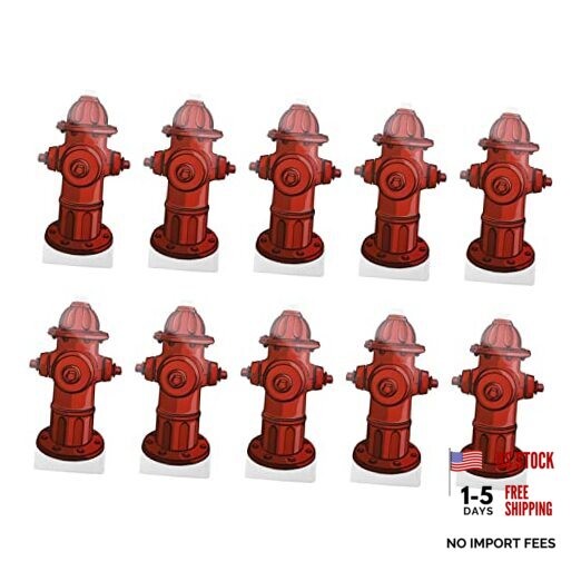10PCS Dog Fire Hydrant Pee Post Paper, Fire Hydrant Trainer Paper, 7.3 x 3.9in