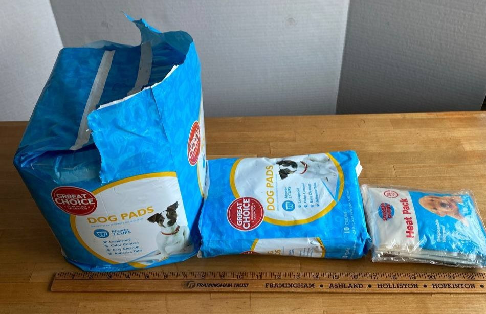 Grreat Ghioce Dog Pads 23 in L x 24 in W Pads for Puppy Training Indoor Outdoor