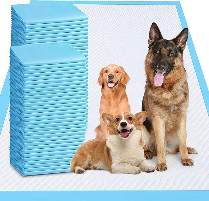 XXXXL Puppy Pee Pads for Dogs 31″x47″ 40 Count, Extra Large Dog Pee Pads, Lea…