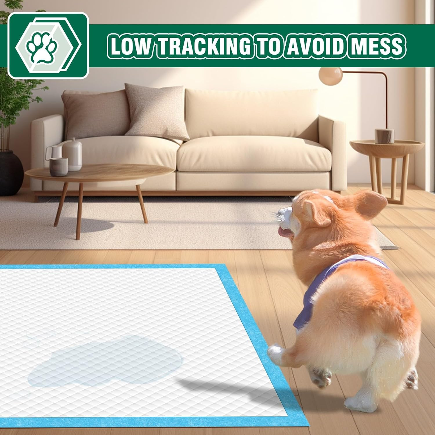 Dog Pee Pads Extra Large, 36″ X 44″, 30 Ct, Jumbo-Size Pee Pads for Dogs, Thicke