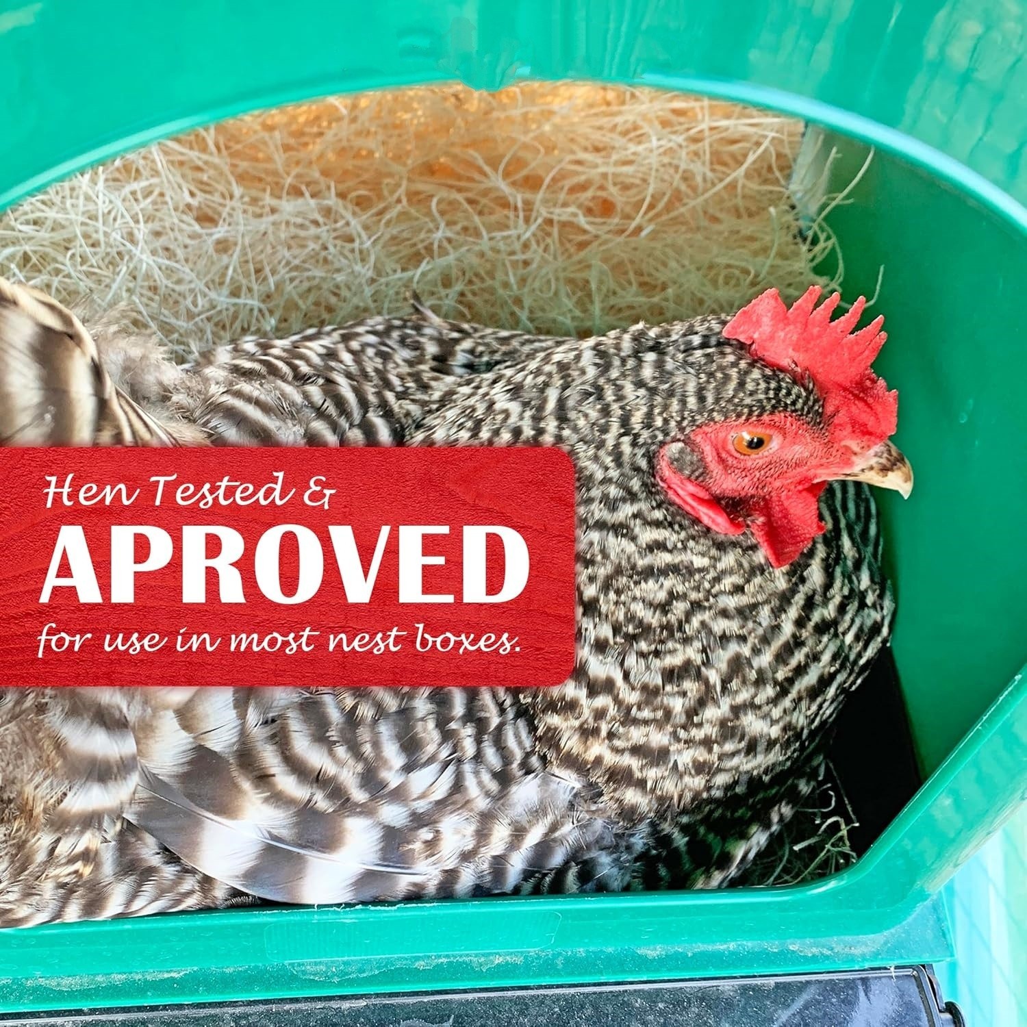 Paquete 10 Almohadillas para Nidos de Gallinas 33x33cm Aspen Sostenible